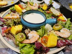 花环鲜虾沙拉-初拾·花里餐厅(钜城华亿店)