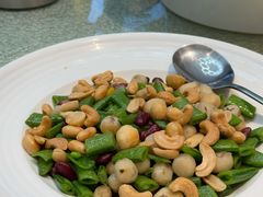 珍珠马蹄炒三果-将军烧鹅海鲜酒楼