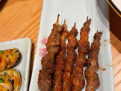 烤羊肉串-蚝翅·海鲜粥·烧烤·宁夏滩羊季(玉米楼店)