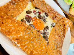 鸡蛋蘑菇熏肉荞麦可丽饼-RAC BAR(安福路店)