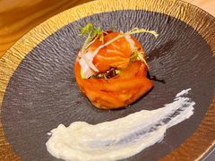 三文鱼色拉塔塔-秋荀日本料理(昆明同德广场店)