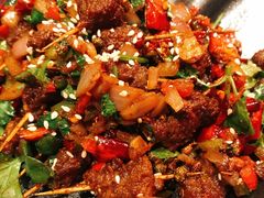 铁板牙签肉-高烤场烧烤餐厅(文华里店)