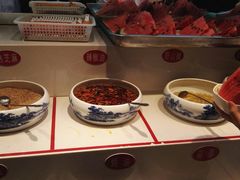 自助调料区-津门羊大爷·铜锅涮肉(黄河道店)
