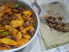 -尕有炕锅烤羊肉