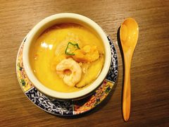 海胆蒸蛋配日式高汤-璞御·海鲜·雪花牛肉局(宾水西道店)
