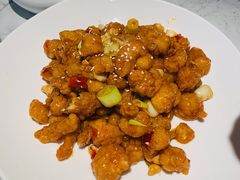 宫保鳕鱼丁-悦海·家宴·冰花皮皮虾大锅贴(宝龙店)