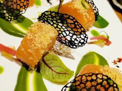 挪威三文鱼配法葱酱汁-AZUL by FUEL蓝色·法式酒馆(琶醍店)