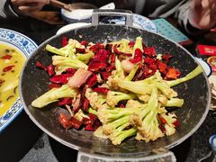 干锅花菜-蜀都丰 川菜·水煮活鱼(万象九宜城店)