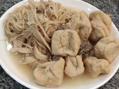 笋尖拼油豆腐-天台徐家小吃