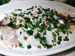 葱油鲈鱼-岭南真味·匠心粤菜(K11店)