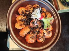 石锅梅菜罗氏虾-大拙里·精致融合菜(沙湖桃源国际店)