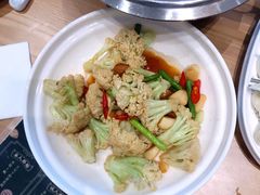 砂锅有机花菜-天怡興·百年蒸饺(中心书城店)