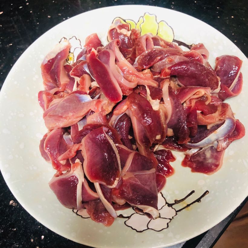 超简单快手菜酸辣鸡胗