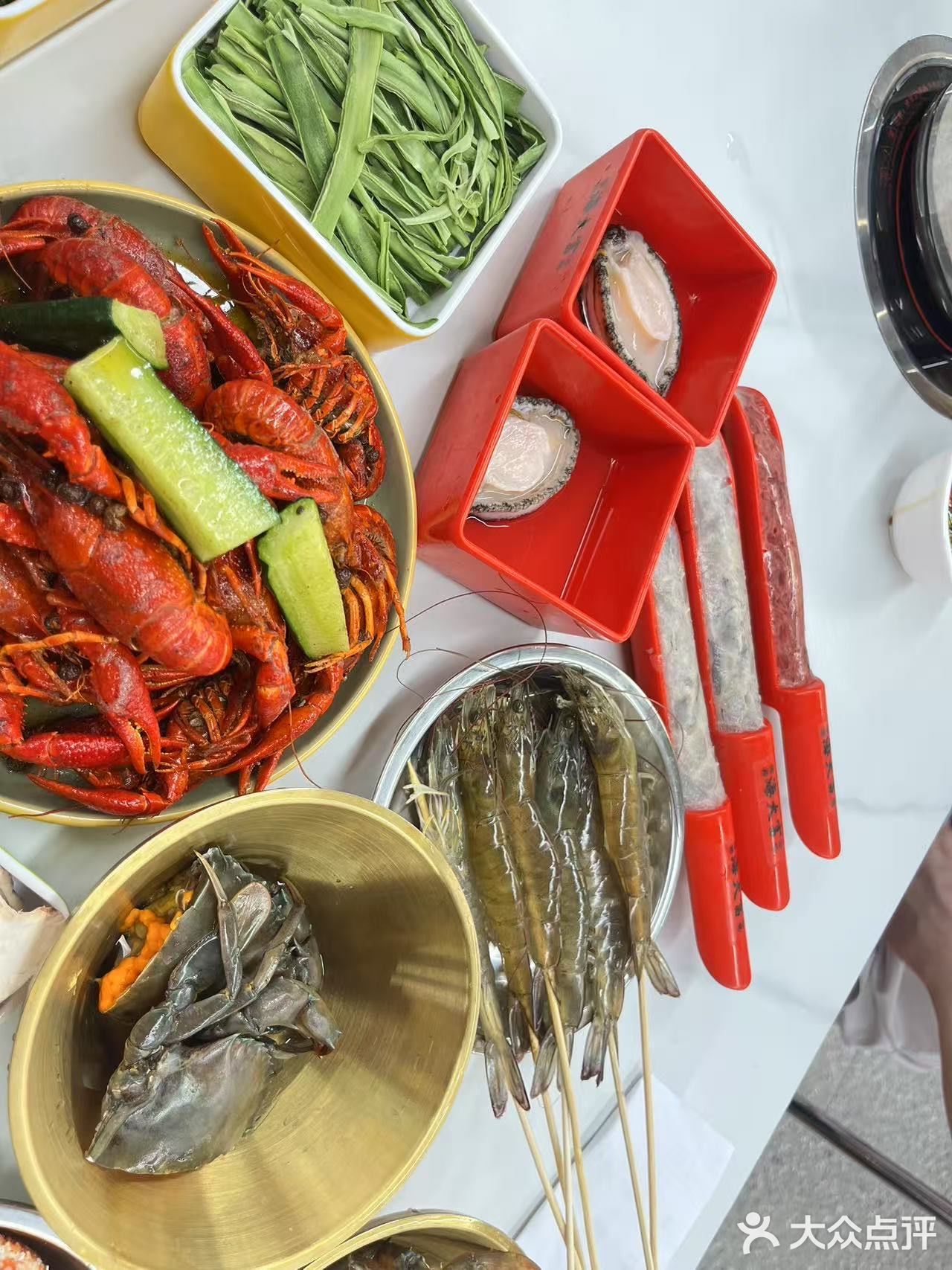 鲜活大明虾&虾滑，海鲜界的C位对决🦐🍤