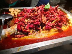 重庆豆花烤鱼-探鱼·鲜青椒爽麻烤鱼(北京路天河城店)
