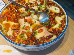 水煮鱼片-阿洪锅贴王(小吃城店)