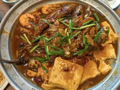 -东来菜馆•手抓海鲜家常菜•海鲜锅贴(鸽子窝店)