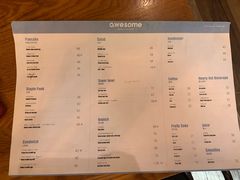 菜单-AFS Cafe & Canteen(闽江二路店)