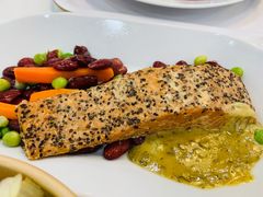 三文鱼沙拉配豆子-宜家·瑞典风味餐厅(北京西红门店)