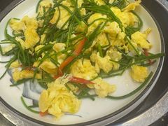 沙葱炒鸡蛋-王村姑老土炕莜面村(张北店)