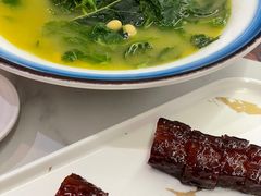 鸡汤黄豆桑叶芽-粤小馆(天安云谷店)