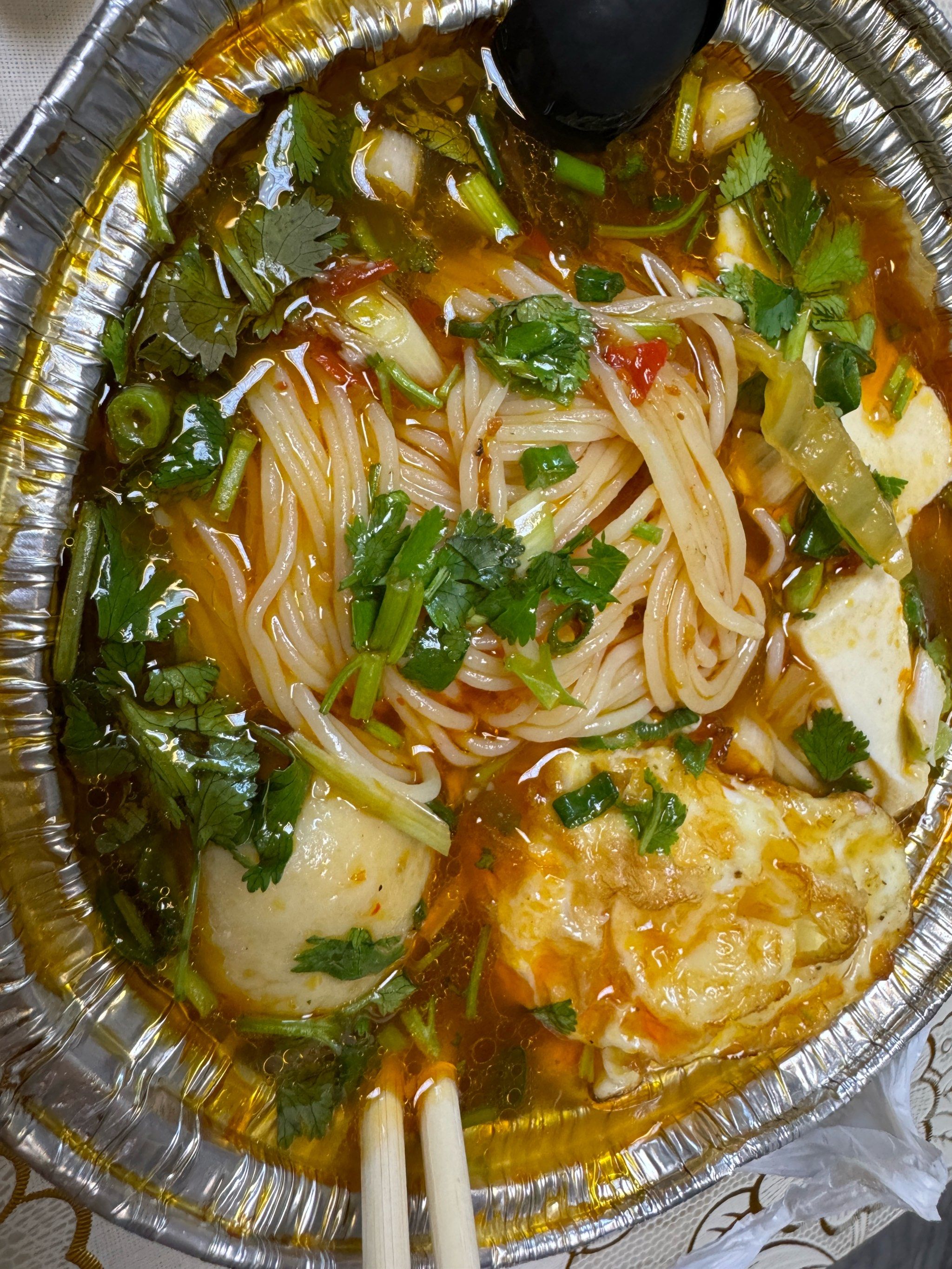 今天的幸福是米线