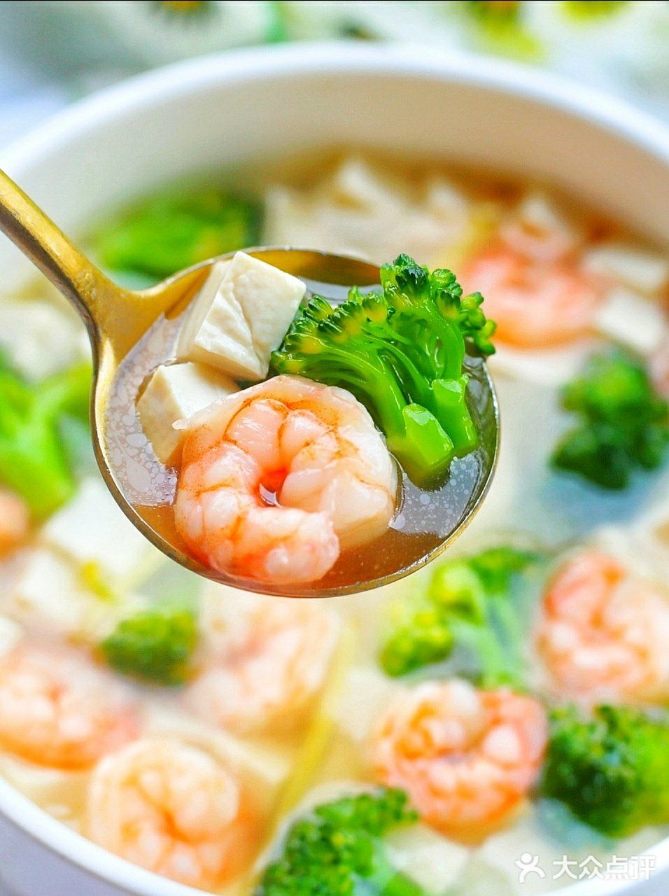 虾仁豆腐汤