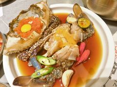 -草家酱蟹炭火烤肉店(珲春南路一店)