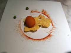 爆浆鹌鹑蛋配金沙灯影鱼片-辛香汇·现炒川菜(淮海路百盛店)