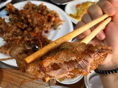 锅包肉-牧民人家羊粪火自煮手把肉餐馆