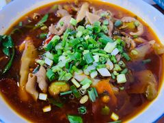 泡椒鸡杂面-越洋肖氏老米线(杨家坪店)