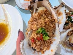 蒜蓉粉丝蒸扇贝-日月昇渔家菜·海肠捞饭·大连海鲜(星海公园店)