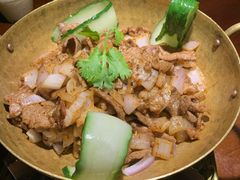 干锅孜然羊肉-楼兰新疆主题餐厅(苏州中心店)