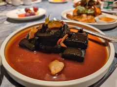 猴头菇酱汁扒黑豆腐-肴约·花园式餐厅(湖里店)