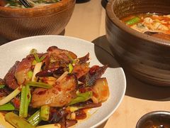 蕨粑炒腊肉-山石榴·贵州菜(丰盛里店)