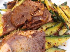 凉拌牛肉-老磨油饼(高陵店)