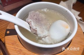 Snowflake Meat Patty Egg Soup