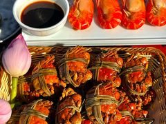 -七的湖·晚芳亭·阳澄湖农家菜·大闸蟹(莲花岛店)
