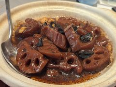 黑松露焖莲藕-若蘭慈·无国界素食料理(欢乐海岸店)