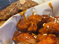 炸鸡翅一半一半-富乐满韩国正宗炸鸡韩国料理(虹泉路店)