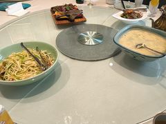 -海派美食·家宴海鲜青岛菜·石锅鲽鱼头(东方城店)