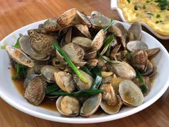 姜葱炒花甲-明记海鲜大排档(巽寮湾店)