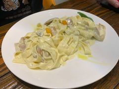 培根蘑菇意面-大象厨房(重庆道店)