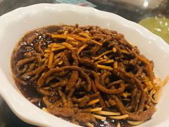 撒子牛肉丝-刘胖子家常菜·蹄花焖藕(中南店)