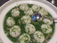 荠菜蘑菇烩鱼圆-望乡楼上海菜(日月光店)