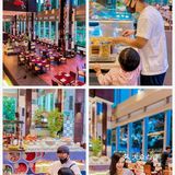 亲子自助餐🦞龙虾海鲜主题餐厅超大户外花园