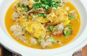 Fish Bladder Stewed with Fried Eggs