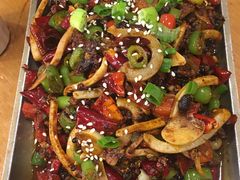 麻辣脑花-石磨豆花家常菜·牦牛排土火锅