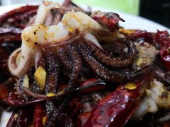 辣炒墨斗爪-松明一烤肉馆(鲁园店)