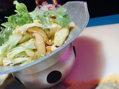 干锅丽水香菇花菜-探花·意境江南菜·唐伯虎文化体验店·松鼠桂鱼(观前店)